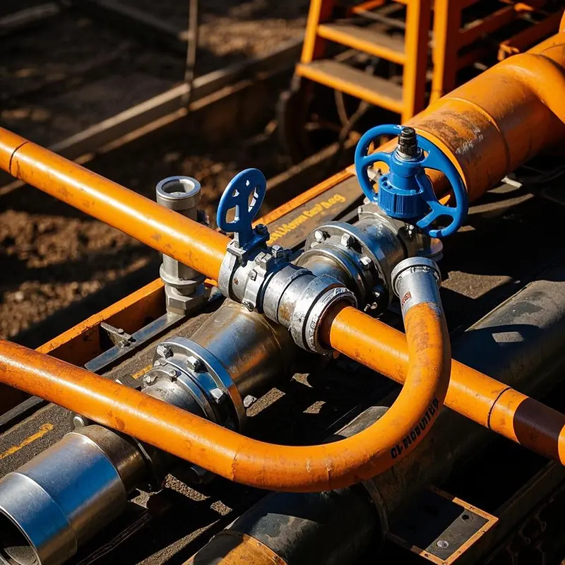 Petrol ve Gaz Arama Ekipmanları İçin Paslanmaz Çelik Boru Hattı